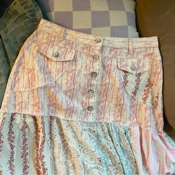 POL | Pink Jean & Floral Skirt - Picture 8 of 8